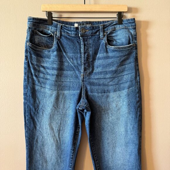 Women's Plus 16 Kut from the Kloth Rosa Ankle Vintage Straight High Rise - Picture 4 of 7